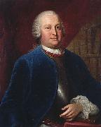 Louis de Silvestre Portrait of Heinrich von Brehl oil painting